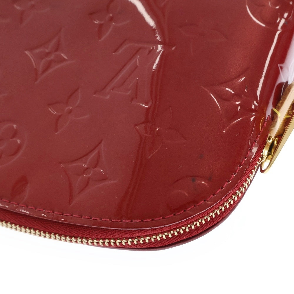LOUIS VUITTON(ルイヴィトン) モノグラム ヴェルニ ポシェット・コスメティック ポムダムール ワインレッド エナメルレザー M91496