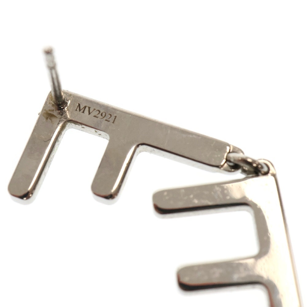 FENDI(フェンディ) ロゴ ピアス シルバー メタル アクセサリー