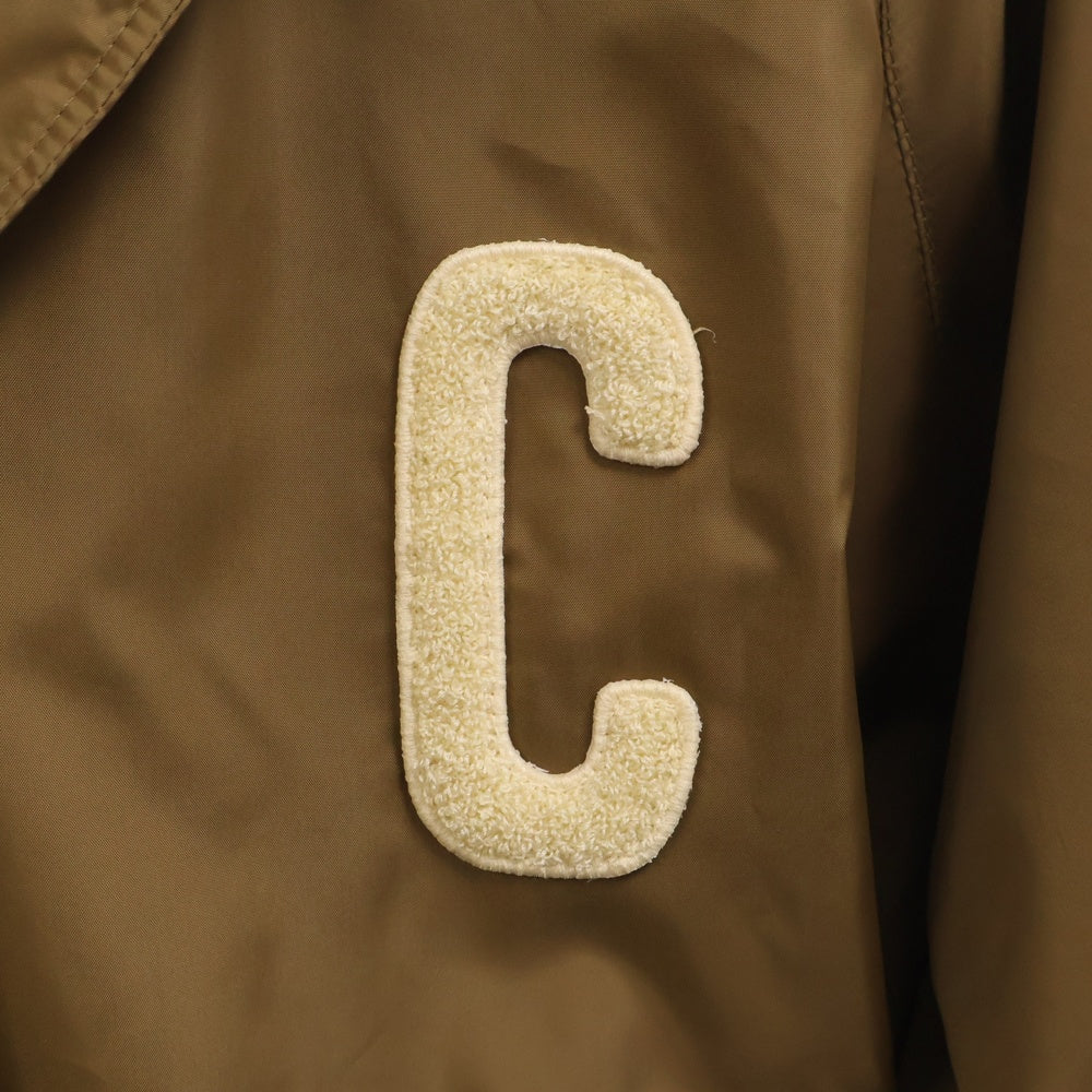 CELINE(セリーヌ) 23AW ロゴ テディジャケット アウター ブラウン カーキ キャラメル ナイロン 2W985905V