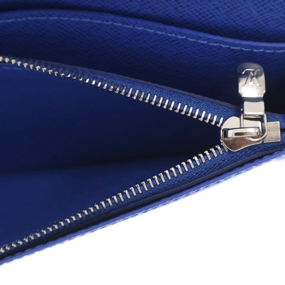 LOUIS VUITTON(ルイヴィトン) タイガ ポルトフォイユ プラザNM レザーロングウォレット 長財布 グレー×ブルー M11580