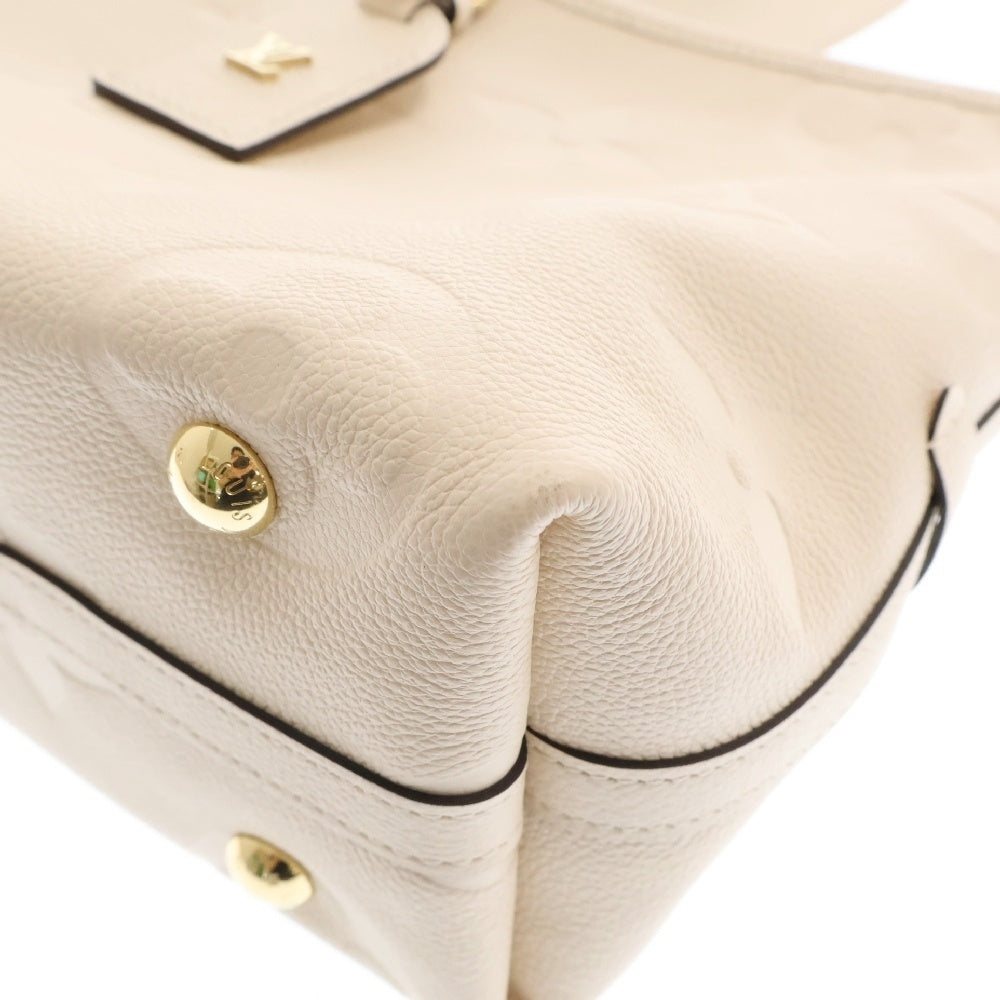 LOUIS VUITTON(ルイヴィトン) モノグラムアンプラント キャリーオールジップNM PM トゥルトレールクレーム レザー ショルダーバッグ M46293 ICタイプ