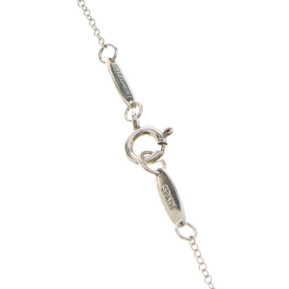 TIFFANY&Co(ティファニー) ピンクサファイア オープンハート ネックレス シルバー SV925