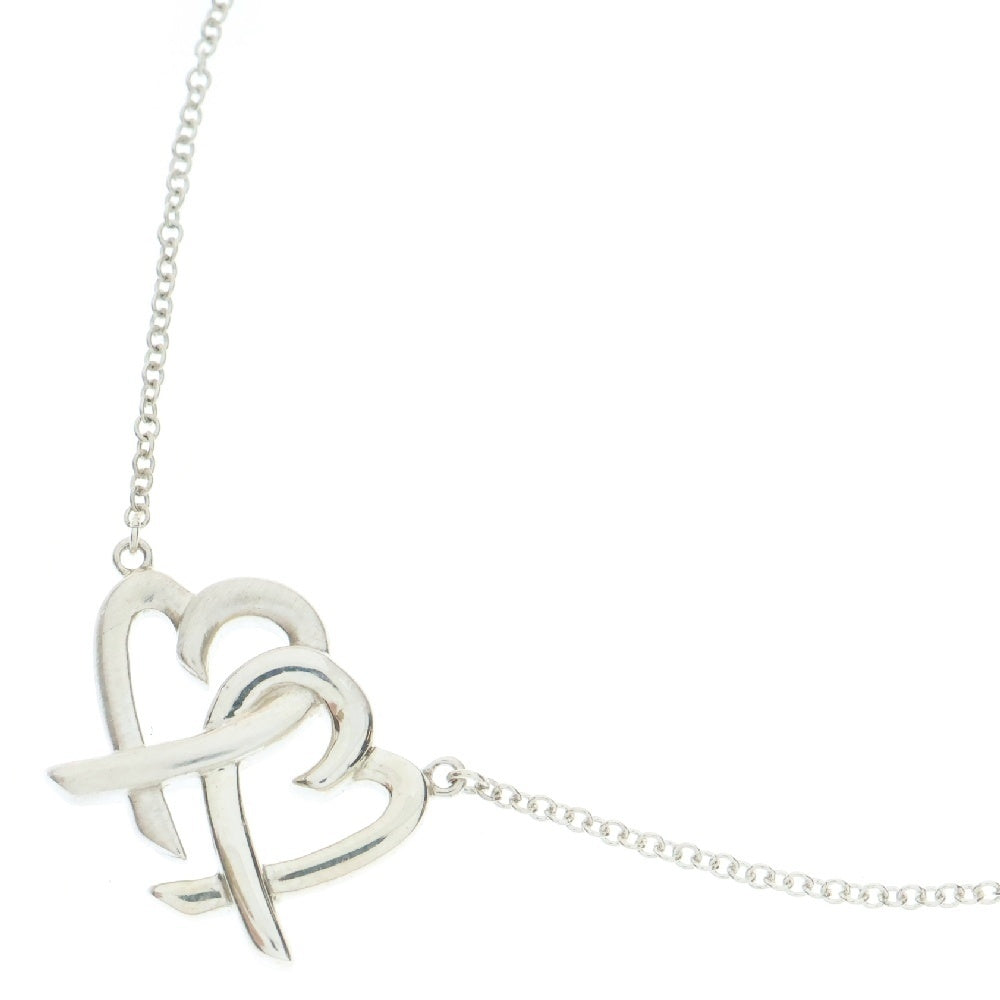TIFFANY&Co(ティファニー) ダブルラビングハート ネックレス シルバー