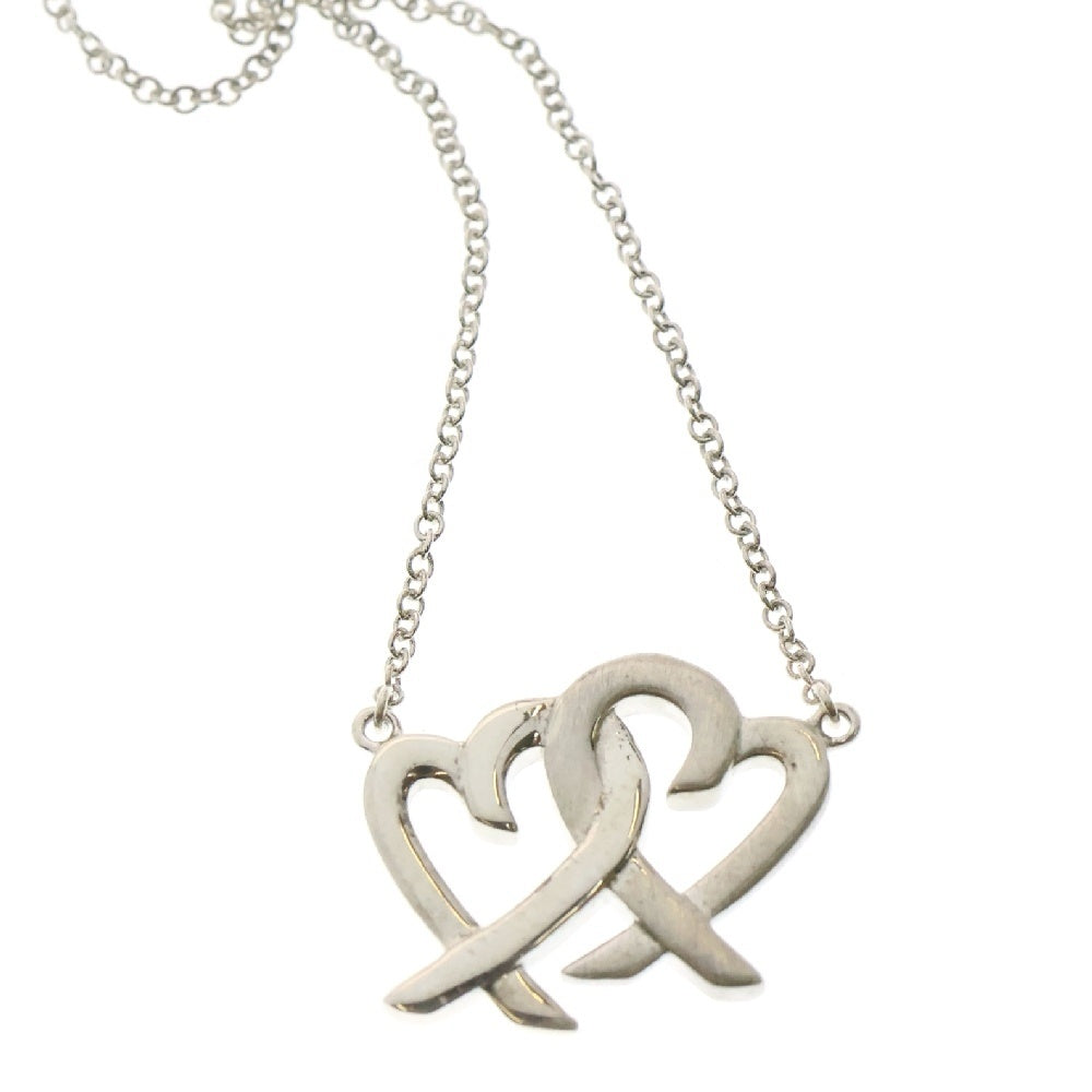 TIFFANY&Co(ティファニー) ダブルラビングハート ネックレス シルバー