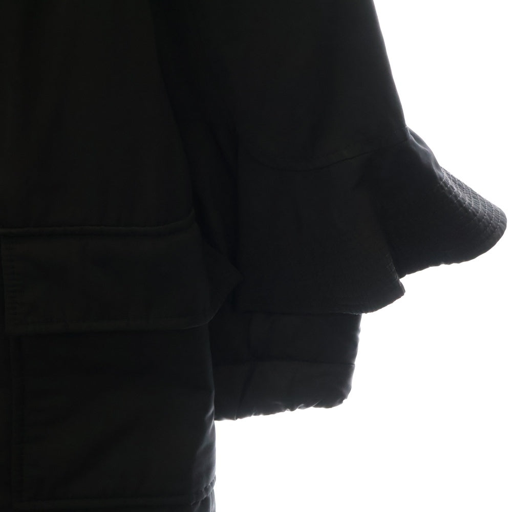 MONCLER(モンクレール) sacaiコラボ バルーン ファー ダウンジャケット ブラック 1 レディース