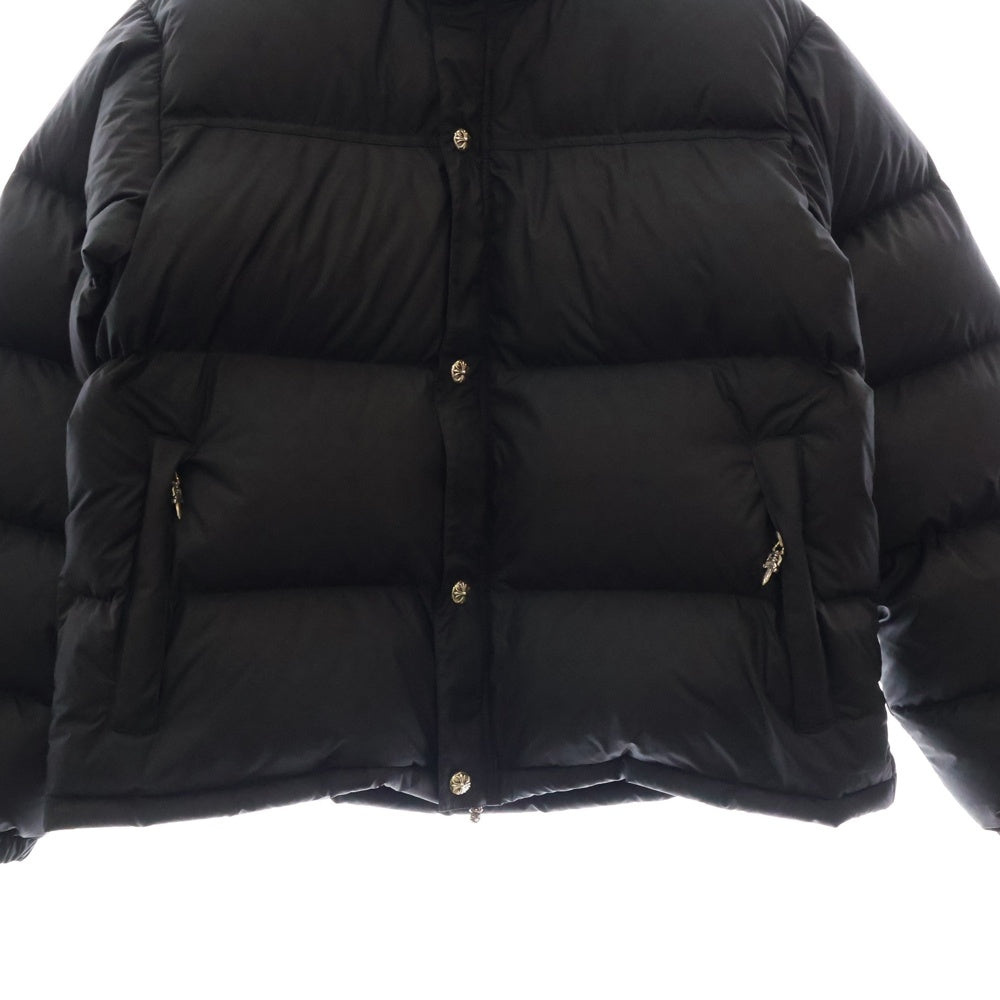 CHROME HEARTS(クロムハーツ) STIFF V2 FBRC CHプラス 総柄クロスボールボタン ダウンジャケット ブラック
