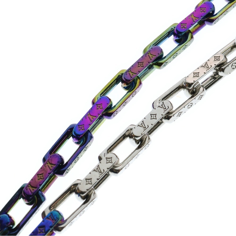 LOUIS VUITTON(ルイヴィトン) モノグラム コリエ チェーンネックレス レインボー メタル シルバー M69449 アクセサリー