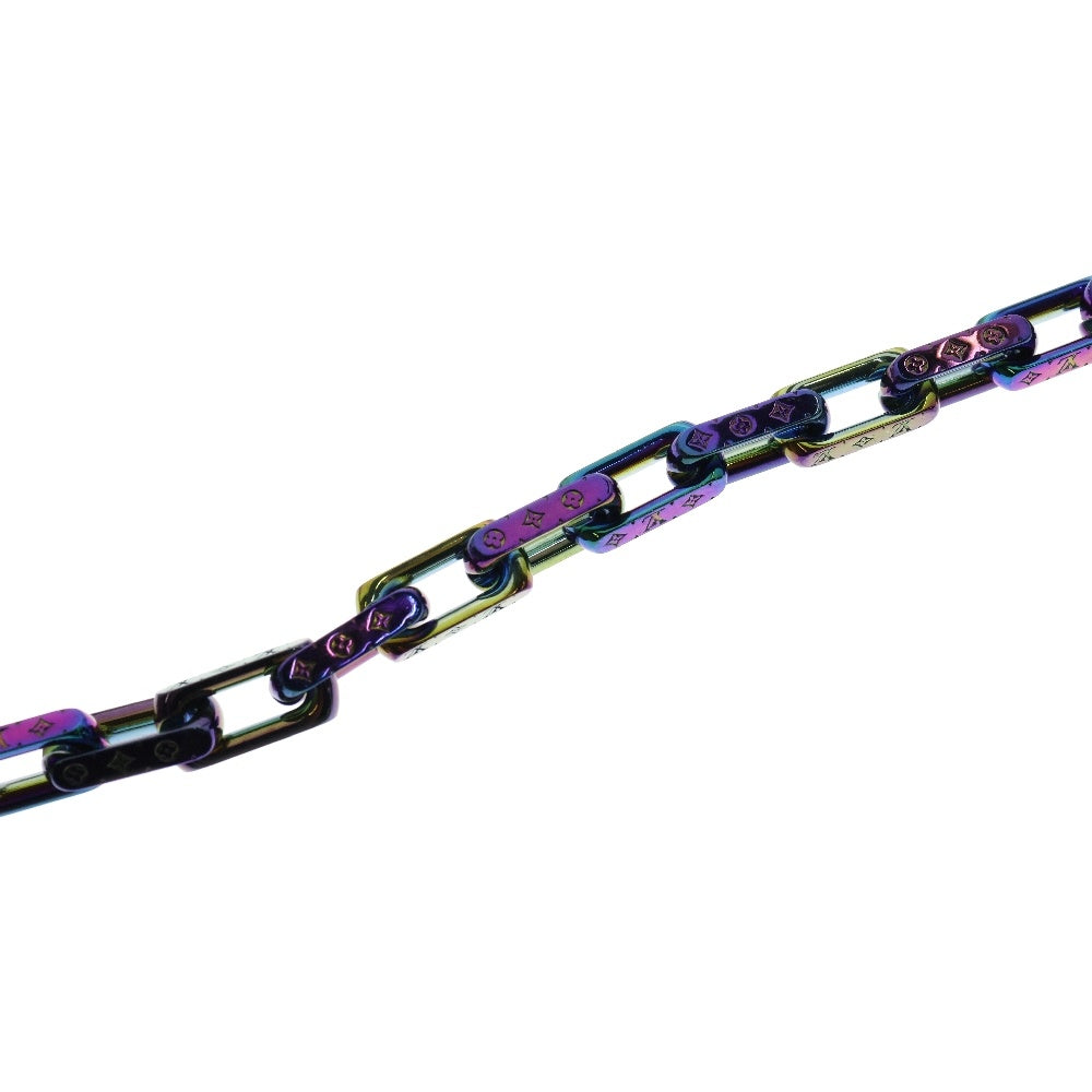 LOUIS VUITTON(ルイヴィトン) モノグラム コリエ チェーンネックレス レインボー メタル シルバー M69449 アクセサリー