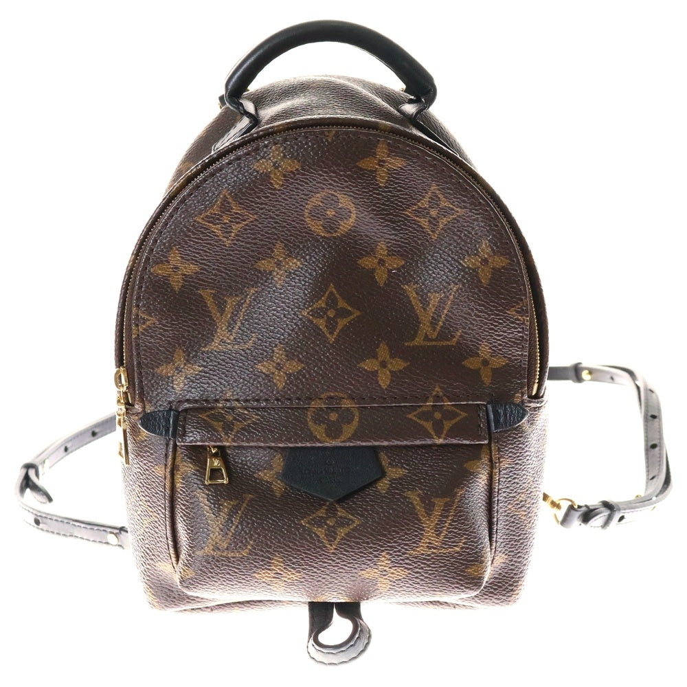 LOUIS VUITTON(ルイヴィトン) モノグラム パームスプリングス MINI M44873 ブラウン PVC バックパック ミニリュック