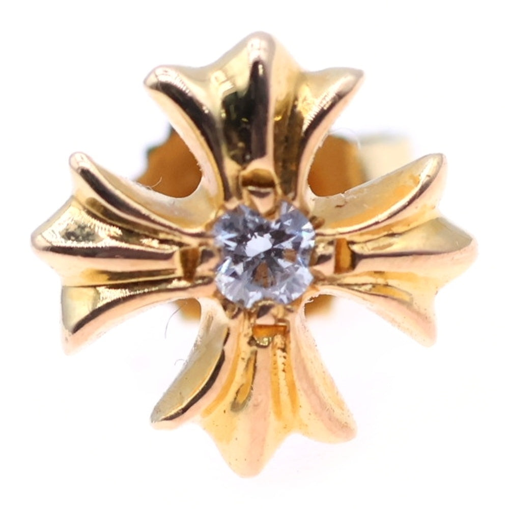 CHROME HEARTS(クロムハーツ) 22K No2 CH PLS 1DIA CHプラス スタッドピアス 1ダイヤ ゴールド BCA021