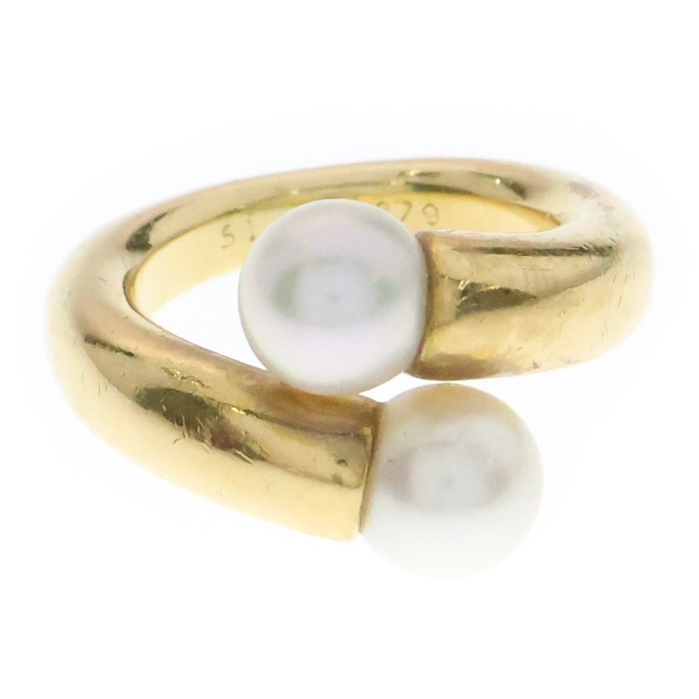 Cartier(カルティエ) ペルラ トワエモワ リング パール Au750 K18 YG イエローゴールド 指輪 ジュエリー