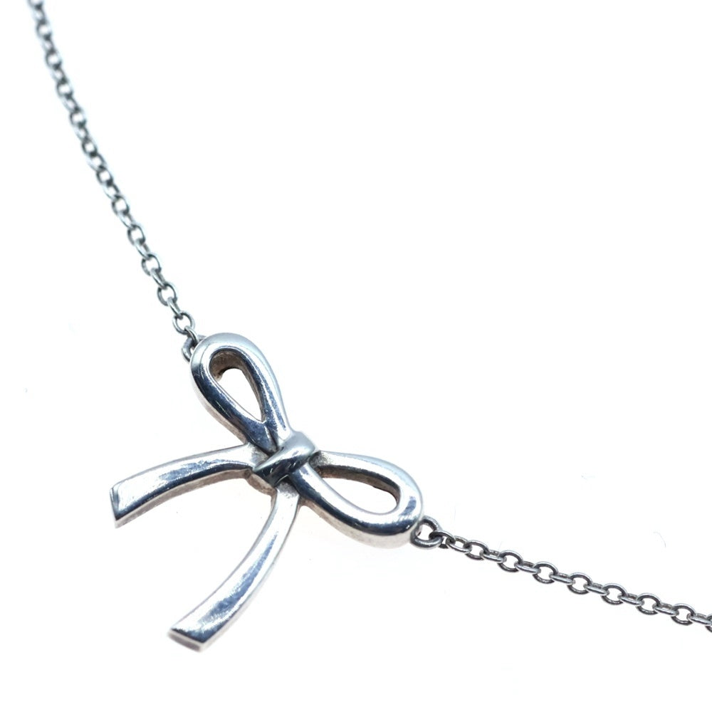 TIFFANY&Co(ティファニー) ボウ リボン ネックレス ペンダント シルバー SV925