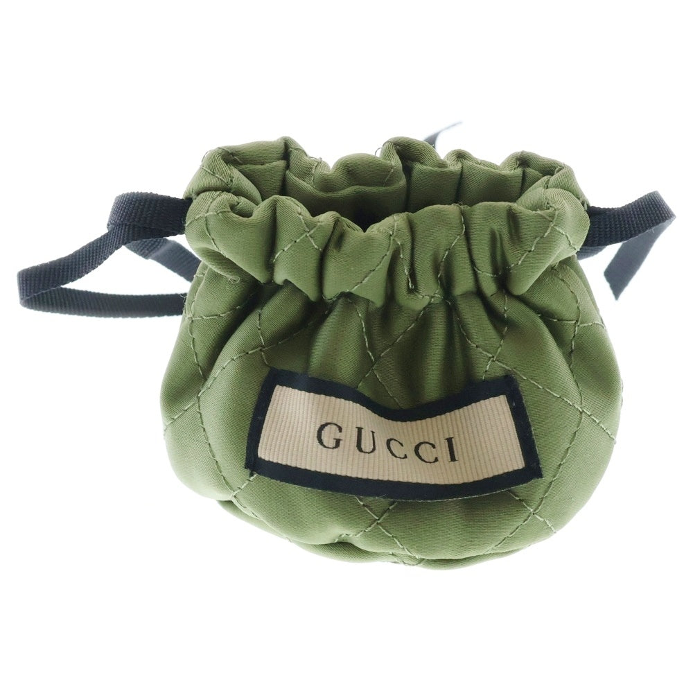 GUCCI(グッチ) インターロッキングG フェイクパール×ラインストーン ネックレス ペンダント ゴールド GP