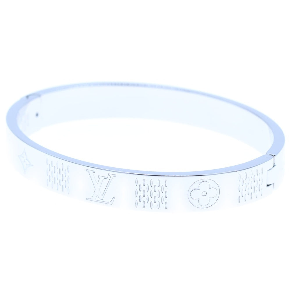 LOUIS VUITTON(ルイヴィトン) バングル・ダミエ ステープル ブレスレット シルバー M M1387M