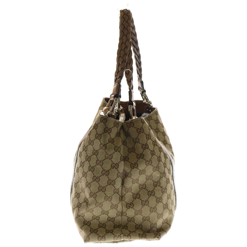 GUCCI(グッチ) GGキャンバス トートバッグ ハンドバッグ ベージュ 232947