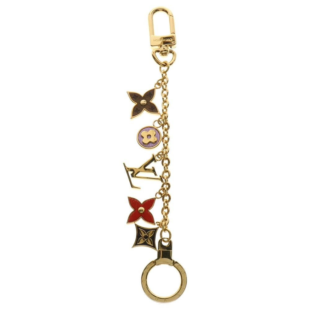 LOUIS VUITTON(ルイヴィトン) チェーン・スプリングストリート バッグチャーム ゴールド×マルチカラー GP M00540 アクセサリー