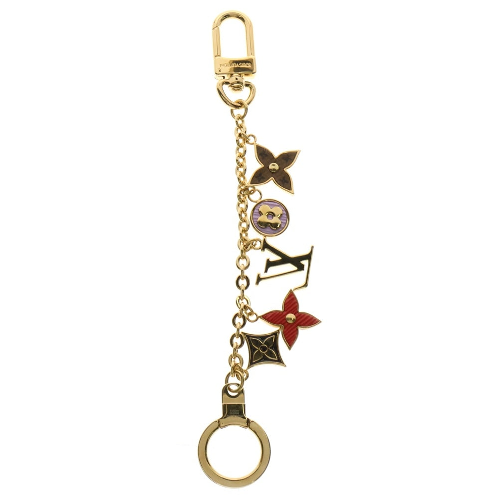 LOUIS VUITTON(ルイヴィトン) チェーン・スプリングストリート バッグチャーム ゴールド×マルチカラー GP M00540 アクセサリー