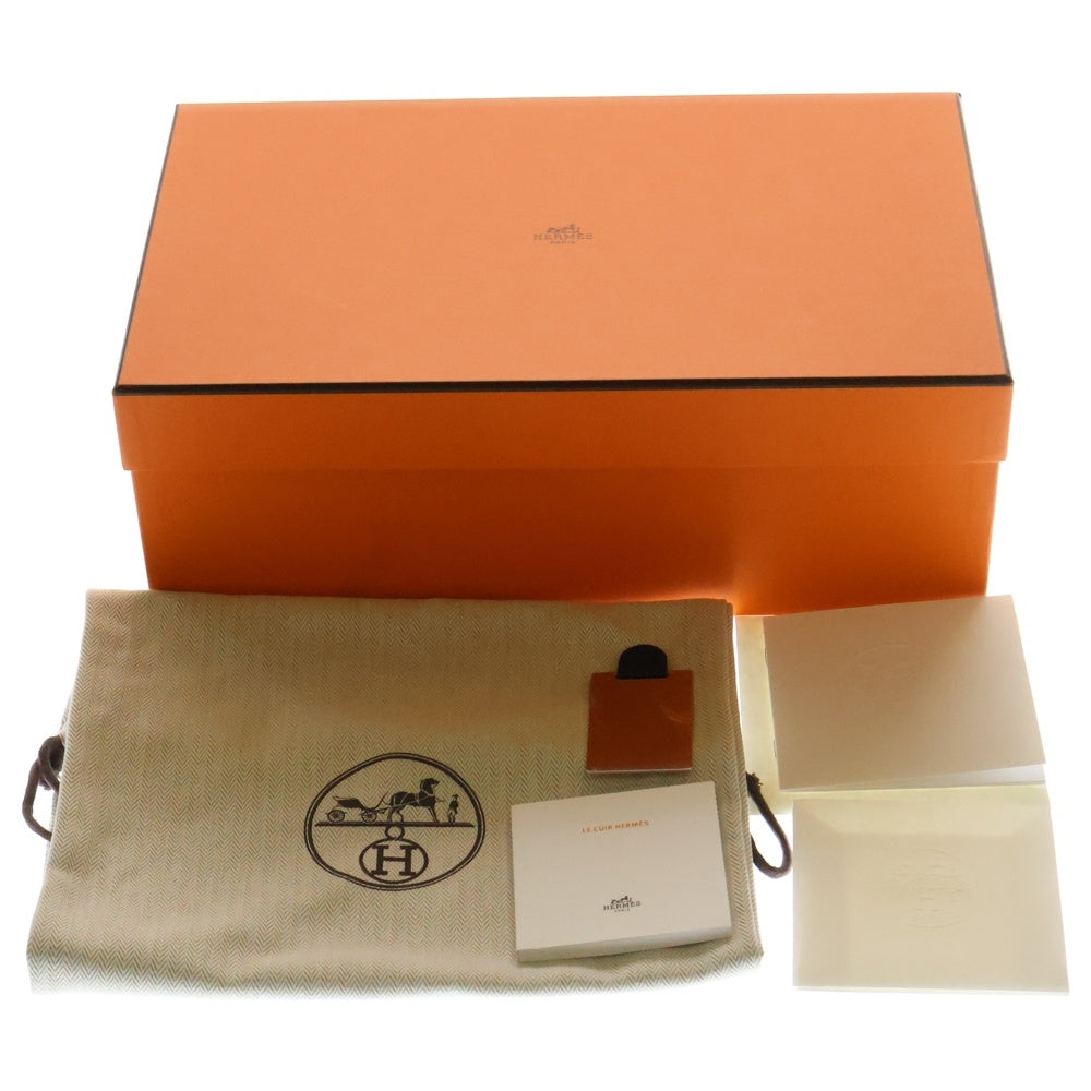 HERMES(エルメス) コンスタンス ミニ 18 ミロワール シェーブル ブラック レザー ショルダーバッグ ゴールド金具 K刻印