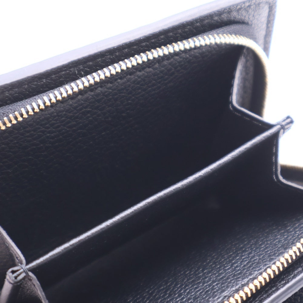 LOUIS VUITTON(ルイヴィトン) モノグラム アンプラント ポルトフォイユ・クレア 二つ折り財布 ノワール レザー RFID M80151