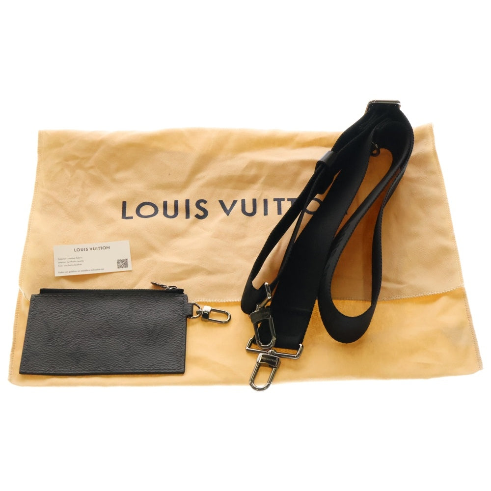 LOUIS VUITTON(ルイヴィトン) モノグラム エクリプス ガストン・ウェアラブル ウォレット ショルダーバッグ ブラック PVCレザー RFID M81124