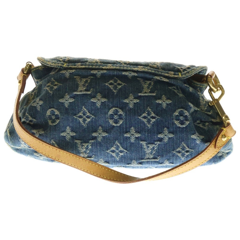 LOUIS VUITTON(ルイヴィトン) モノグラムデニム ミニプリーティ M95050 ブルー ワンショルダーバッグ