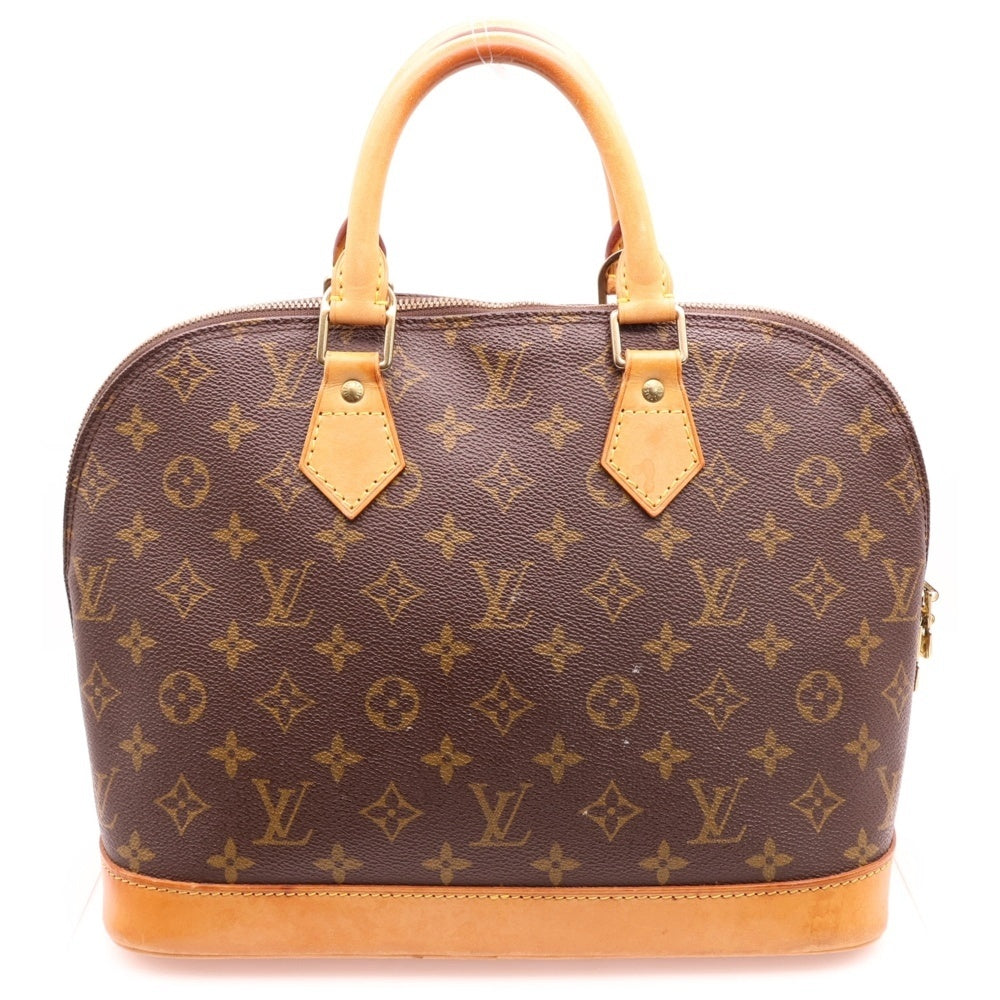 LOUIS VUITTON(ルイヴィトン) モノグラム アルマPM ハンドバッグ ブラウン ゴールド金具 レザー×PVC M51130