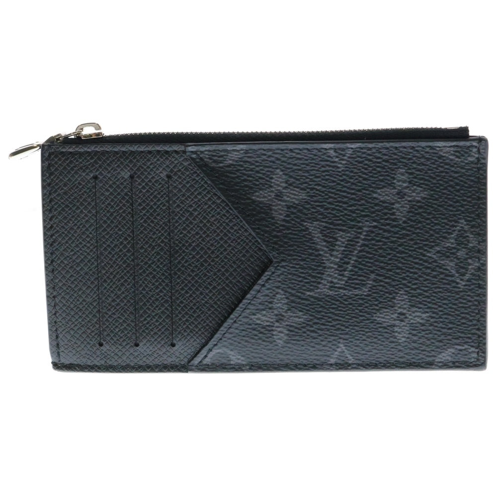 LOUIS VUITTON(ルイヴィトン) モノグラムエクリプス タイガラマ コインカード・ホルダー カードケース 名刺入れ 小物入れ ブラック ノワール シルバー金具 PVC M30271