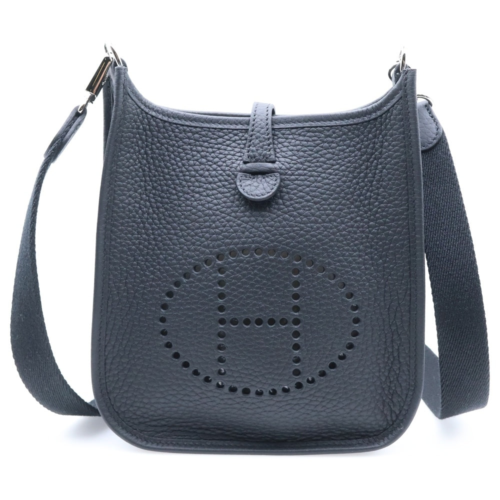 HERMES(エルメス) エブリン TPM ブラックトリヨン ショルダーバッグ K刻印 シルバー金具