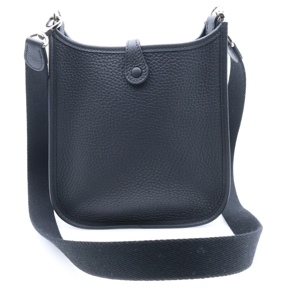HERMES(エルメス) エブリン TPM ブラックトリヨン ショルダーバッグ K刻印 シルバー金具