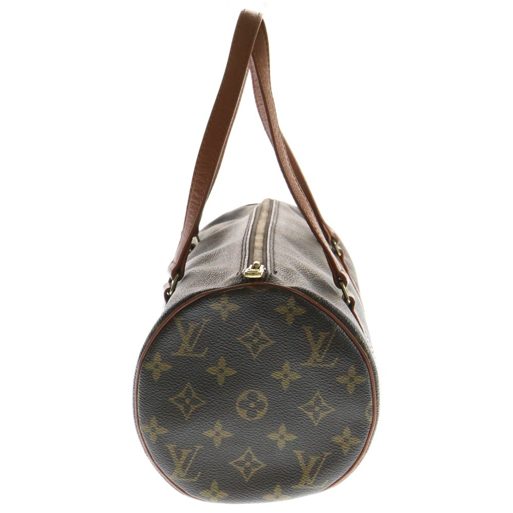 LOUIS VUITTON(ルイヴィトン) パピヨン30 モノグラム PVC レザー ハンドバッグ ゴールド金具 ブラウン M51365