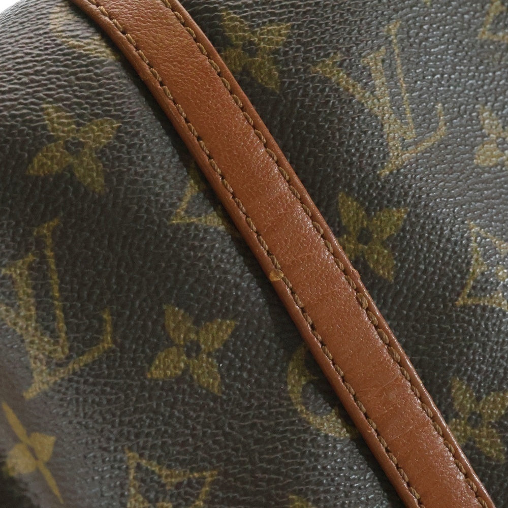 LOUIS VUITTON(ルイヴィトン) パピヨン30 モノグラム PVC レザー ハンドバッグ ゴールド金具 ブラウン M51365