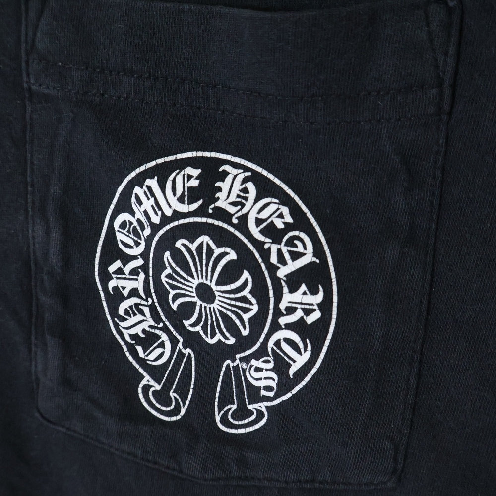 CHROME HEARTS(クロムハーツ) Las Vegas Horseshoe L/S Tee ラスベガス限定 ホースシュー 長袖Tシャツ ブラック