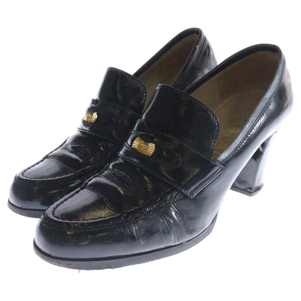 CHANEL(シャネル) ココマーク ローファー ヒール ブラック 36 1/2