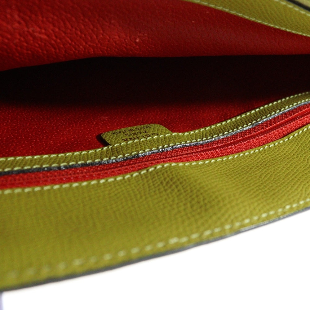 CELINE(セリーヌ) トートバッグ ハンドバッグ イエロー×パープル レザー ゴールド金具