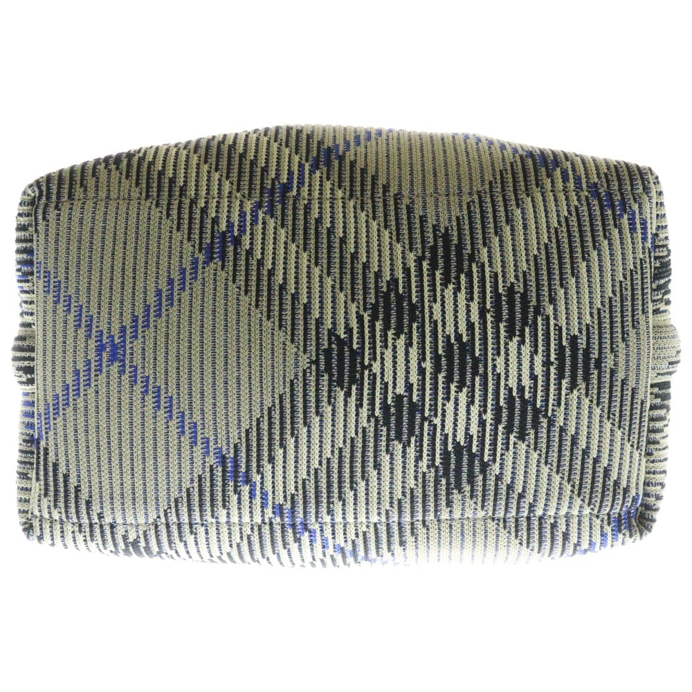 BURBERRY(バーバリー) ペグバッグ ハンドバッグ ワンショルダーバッグ ホーボーバッグ チェック ベージュ ゴールド金具