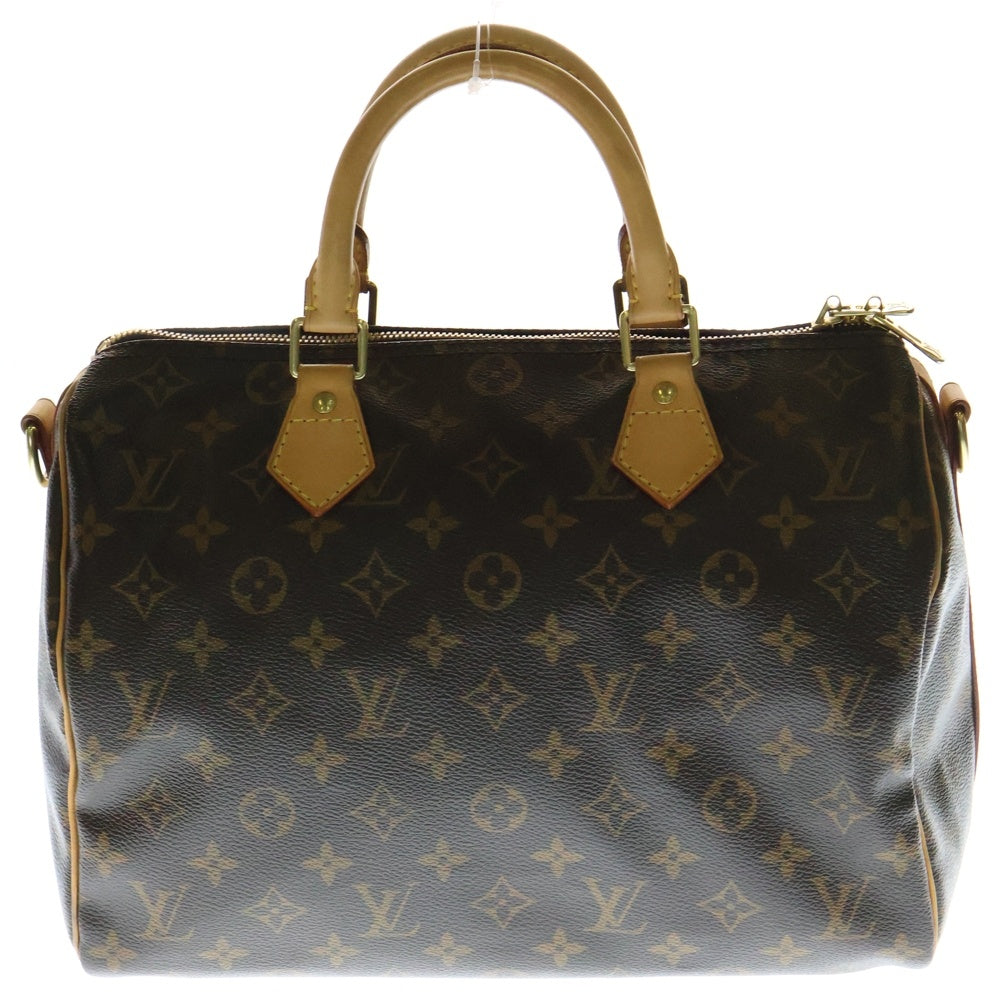 LOUIS VUITTON(ルイヴィトン) モノグラム スピーディバンドリエール30 2WAYバッグ ショルダーバッグ ハンドバッグ ブラウン ゴールド金具 レザー×PVC M40391