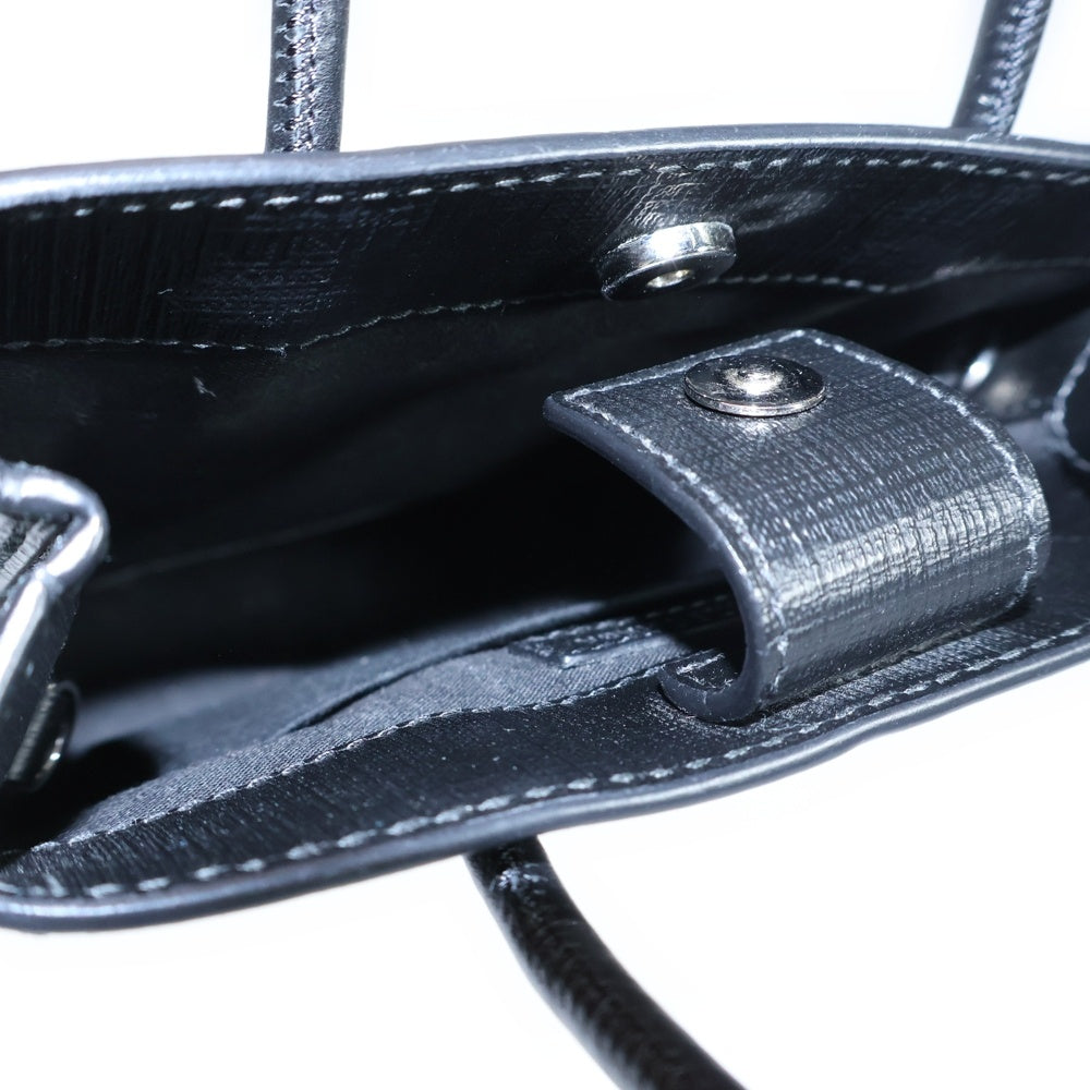 BALENCIAGA(バレンシアガ) ラージ ショッピングバッグ 2WAY ハンドバッグ ショルダーバッグ ブラック レザー 693805