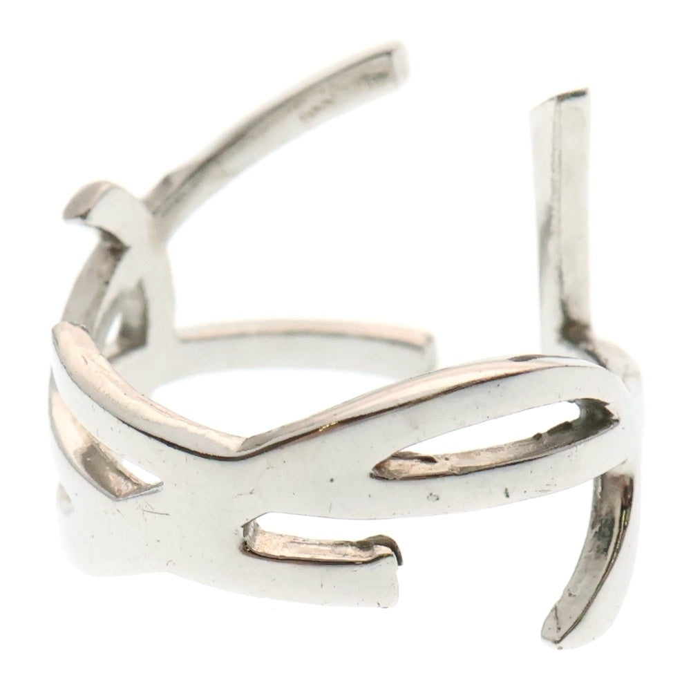 SAINT LAURENT PARIS(サンローランパリ) カサンドラロゴ YSLリング シルバー GP メタル 指輪