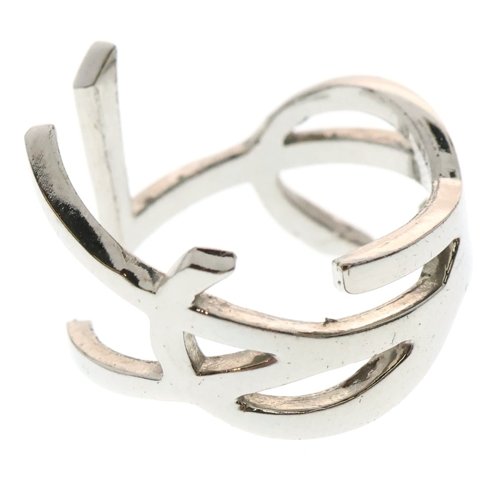 SAINT LAURENT PARIS(サンローランパリ) カサンドラロゴ YSLリング シルバー GP メタル 指輪