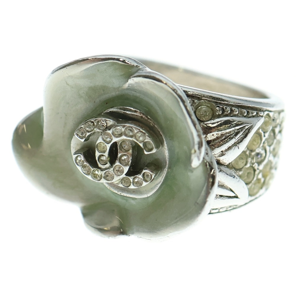 CHANEL(シャネル) ココマーク ラインストーン フラワーリング