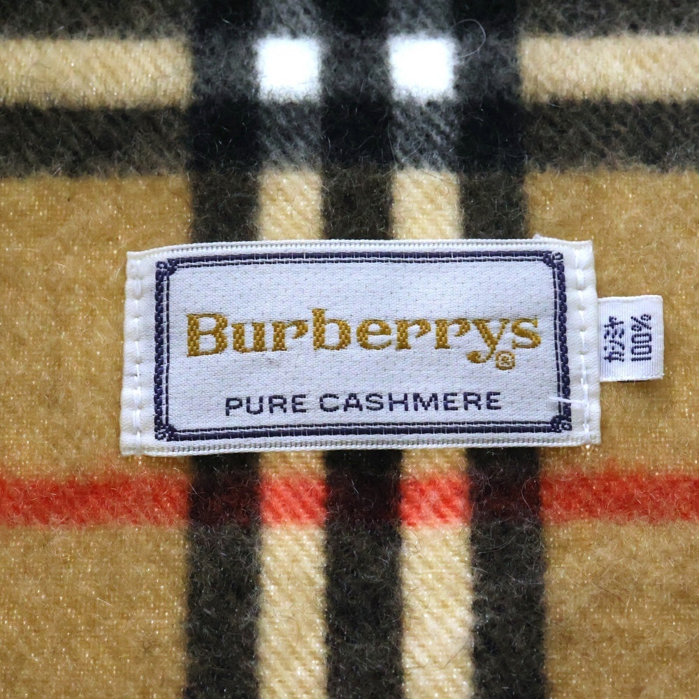 BURBERRYS(バーバリーズ) ノバチェック カシミア ウールマフラー ベージュ