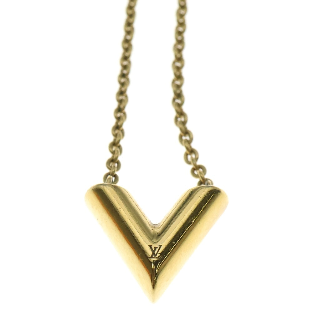 LOUIS VUITTON(ルイヴィトン) エセンシャルV ネックレス GP ゴールド M00857