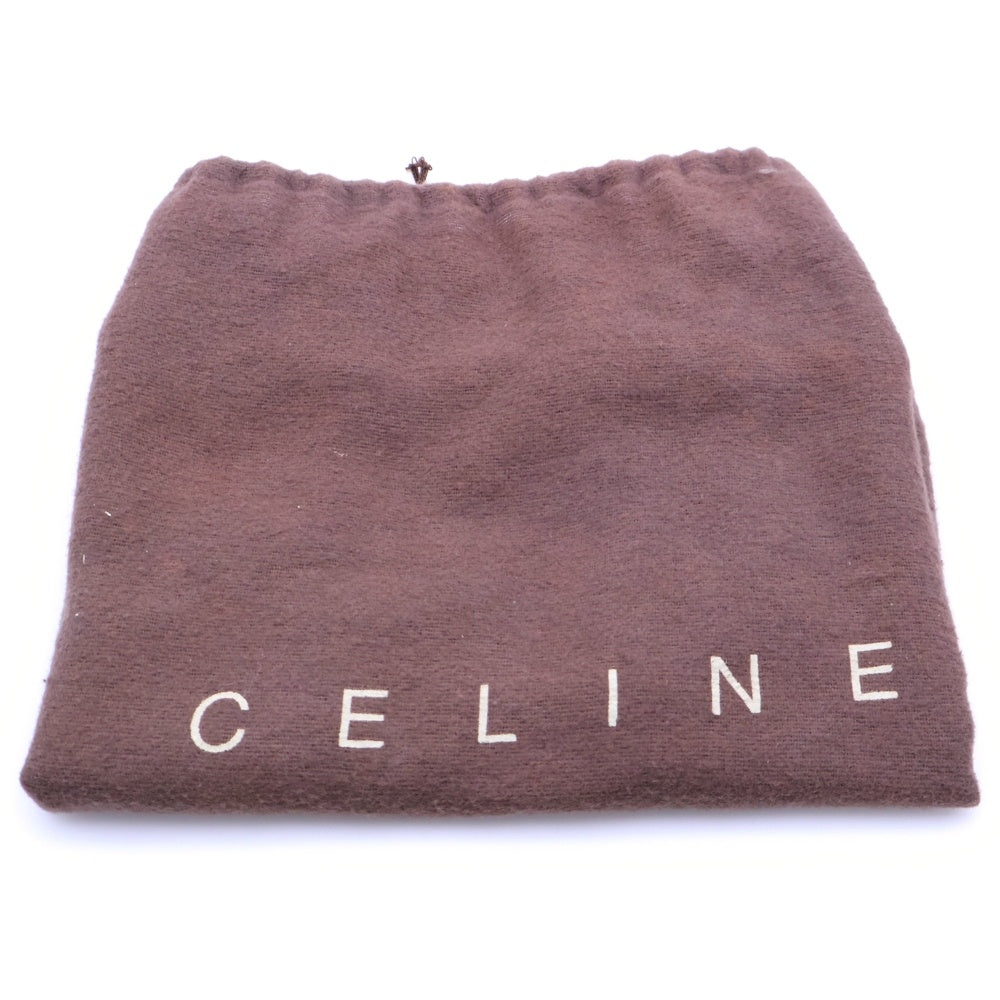 CELINE(セリーヌ) マカダム ウエストバッグ ボディバッグ ショルダーバッグ インディゴブルー×ブラウン キャンバス×レザー デニム