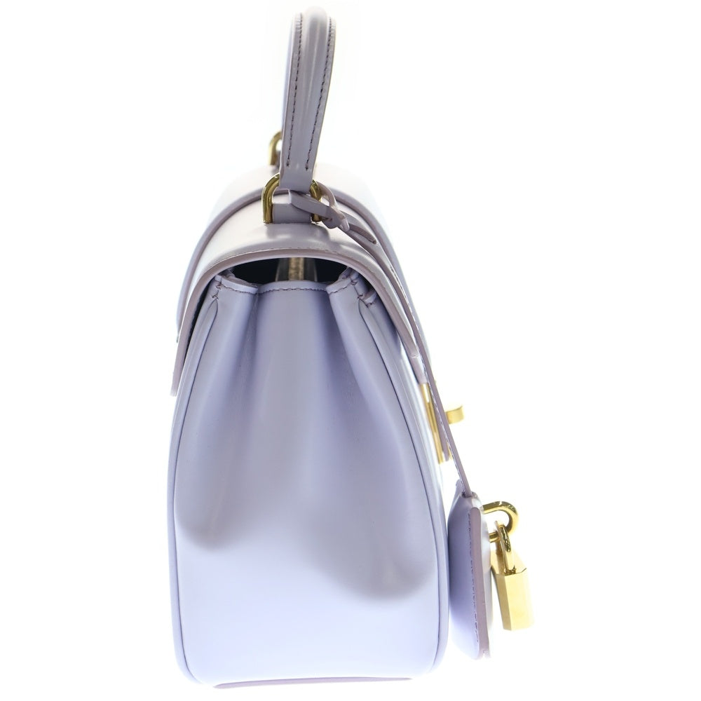 CELINE(セリーヌ) セリーヌミニ セーズ 16 2WAYバッグ ミニハンドバッグ ショルダーバッグ ライトパープル ゴールド金具 カーフスキン