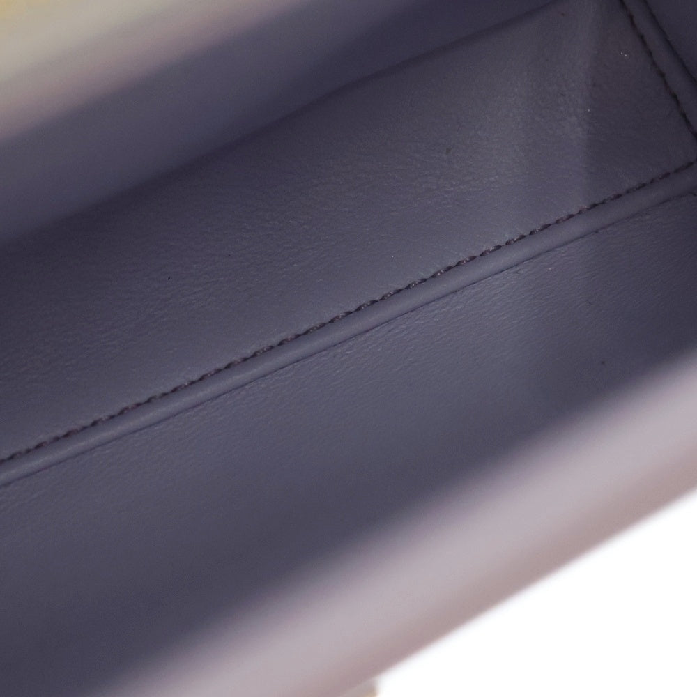 CELINE(セリーヌ) セリーヌミニ セーズ 16 2WAYバッグ ミニハンドバッグ ショルダーバッグ ライトパープル ゴールド金具 カーフスキン