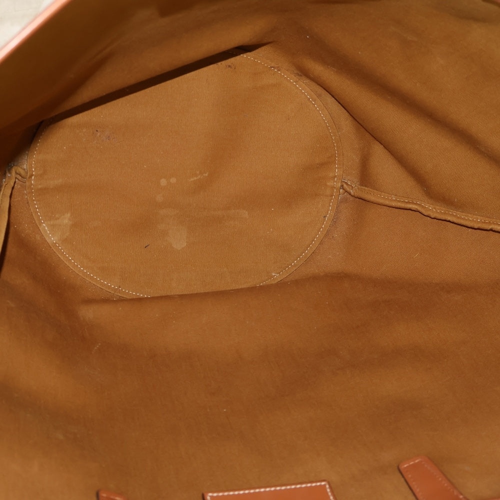 CELINE(セリーヌ) トリオンフ ラージ クーファン トートバッグ ハンドバッグ ブラウン×ホワイト レザー×PVC