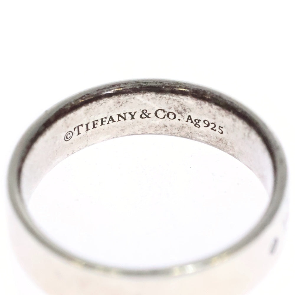 TIFFANY & Co.(ティファニー) リターントゥティファニー ロゴ 2Pダイヤ ナローリング 指輪 シルバー 21号