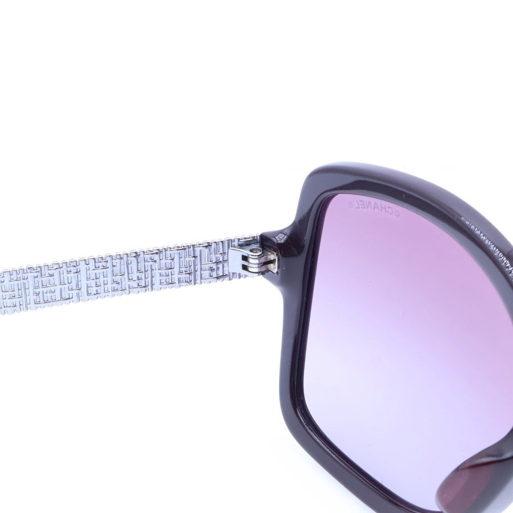 CHANEL(シャネル) ボーイフレンドツイードサングラス 5383-A バーガンディ ワインレッド