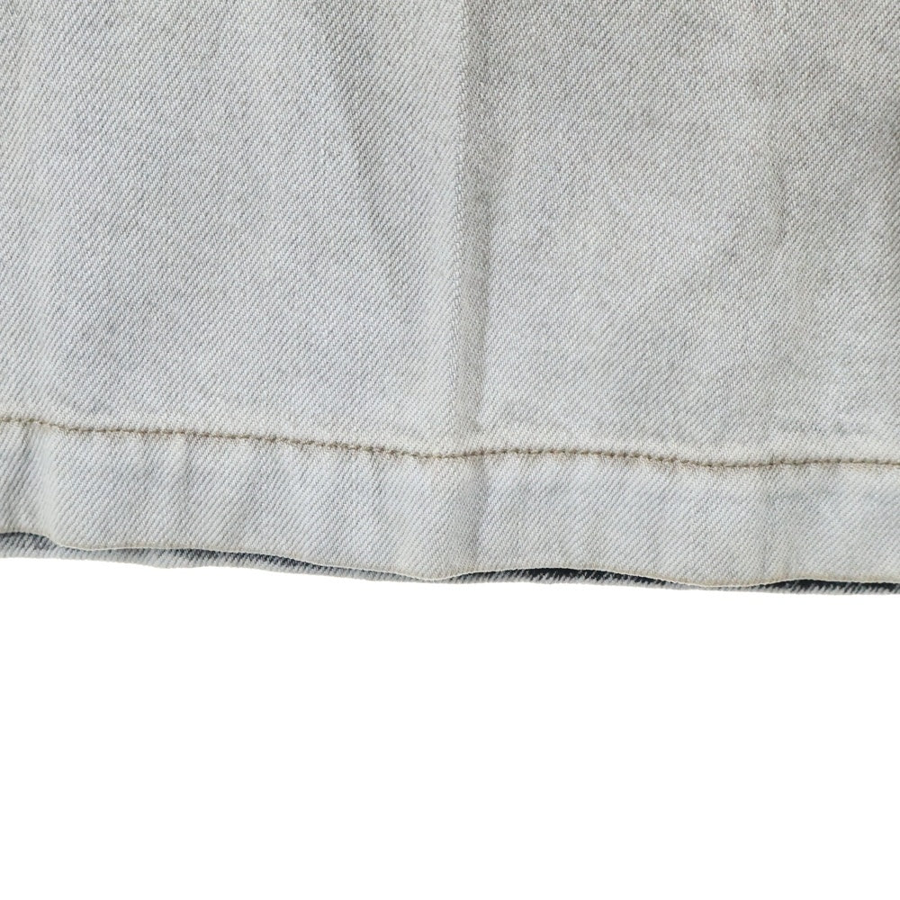 DRKSHDW(ダークシャドウ) 25AW DOUBLE CARGO JUMBO BELAS ブリーチ加工 ダブル カーゴ ジャンボ ベラ ワイドフレア デニムパンツ ジーンズ ブラック DU02D2398 BSUN