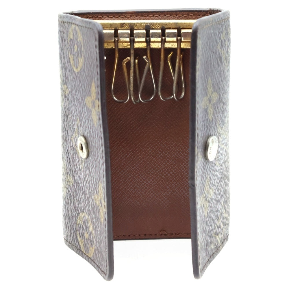 LOUIS VUITTON(ルイヴィトン) モノグラム ミュルティクレ6 キーケース ブラウン PVC M62630 ゴールド金具